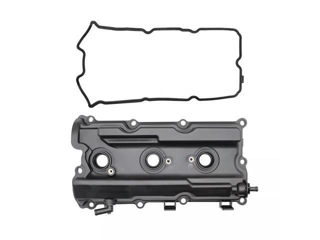 2Pcs Cam Rocker Cover W/Gasket Screw Oil Cap Camshaft Rocker Cover Rubber Cover Gasket Kit OE 13264-EA200 13264-EA210