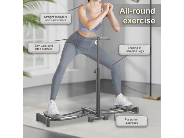Pelvic Floor Muscle Training Device LCD Display Indoor Ski Training Equipment Non-Slip for Body Muscle Strengthening Accessories