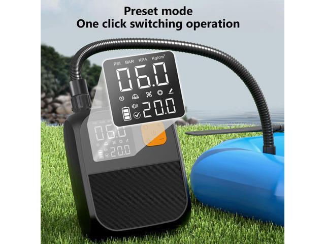 25PSI Wireless Electric Air Pump With Touch Screen Rechargeable SUP Pump Paddle Board Pumps For Inflatable Boats Bicycle Pumps