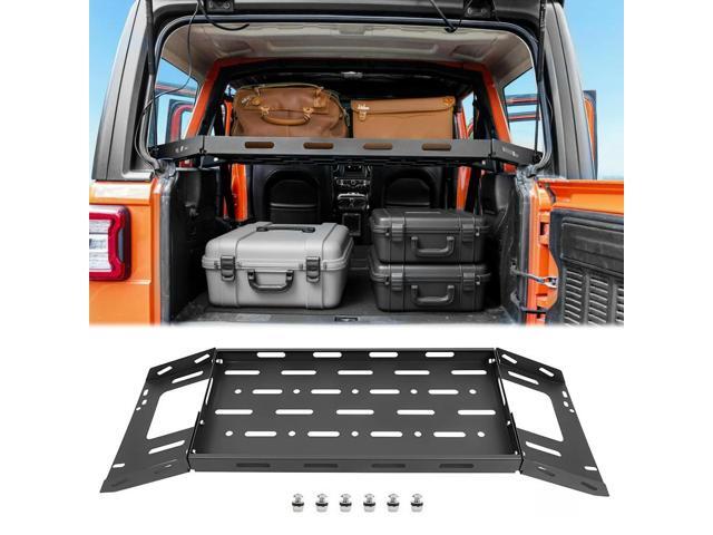 Rear Trunk Cargo Rack Basket Tray Interior Luggage Carrier Interior Trunk Rack Fit for Jeep Wrangler JL Accessor