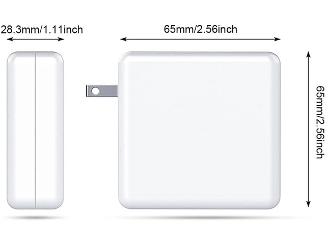 45W Charger for MacBook Air & Pro(2012-2017), Compatible with MacBook Air & Pro 11 & 13 & 15 & 17 inch (6 * 6 * 3CM)