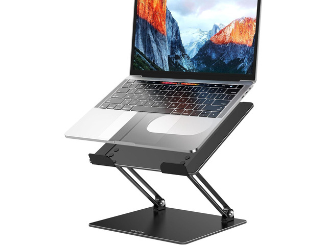 BESIGN LS10 Laptop Stand for Desk, Ergonomic Adjustable Notebook Tablet Stand, Foldable Laptop Riser, Portable Desktop Book Stands, Computer Holder...