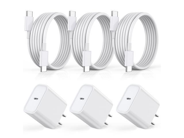 Fast Charger for iPhone 17 16 15, 3Pack USB C iPad Charge PD Fast Charger Block 6FT Long USBC to Type C i Phone Charging Cable Cord for iPhone 17...