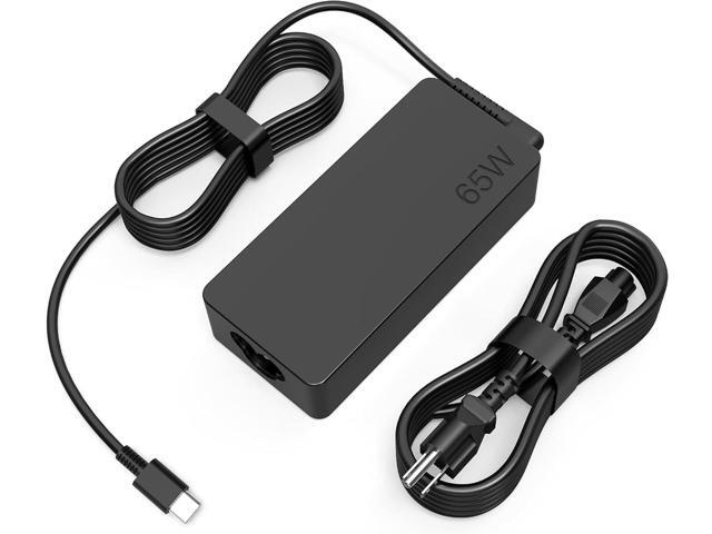 65W USB C Laptop Charger Compatible with Lenovo ThinkPad X1 X13 T14 T15 E14 E15 T480s T490 E480 Yoga 7i 9i Thinkbook 13s 14 15 16 Plus G4 65W 45W...