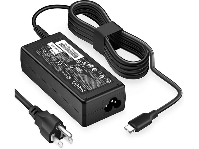 USB C Charger Compatible with Lenovo Laptop Chromebook Charger 65W 45W Type C Fast Power Adapter