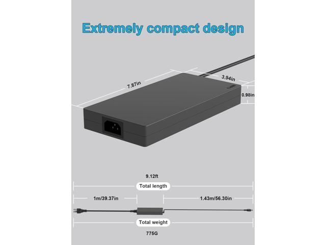 230W AC Charger Compatible with Lenovo Legion Slim 5 7 5P C7 S7 Y920 Y740 Y730 Y545 Y540 R720 Y900 Y910 Y7000 Thinkpad P1 P73 P53 P72 P52 P71 P51...