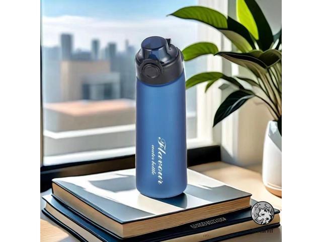 Alpha Fit MAX Air Up Compatible Water Bottle - 900ml/30oz Giant Size, BPA-Free, Leak-Proof with 3 Flavor Pods & Portable Pods Case Shatterproof &...
