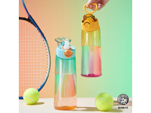 Alpha Fit MAX Air Up Compatible Water Bottle - 900ml/30oz Giant Size, BPA-Free, Leak-Proof with 3 Flavor Pods & Portable Pods Case Shatterproof &...