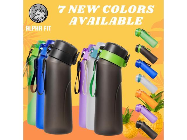 Alpha Fit PRO Air Up Compatible Flavored Water Bottle - 25oz /750ml Premium Matte with Portable Pods Case, BPA-Free & Leak-Proof (Includes 3 Flavor...