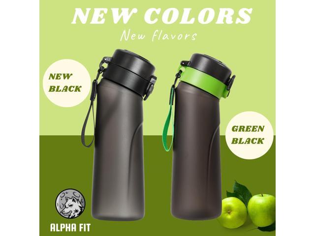 Alpha Fit PRO Air Up Compatible Water Bottle - 750ml Premium Matte with Portable Pods Case, BPA-Free, Extra Durable & Leak-Proof (Includes 3 Flavor...