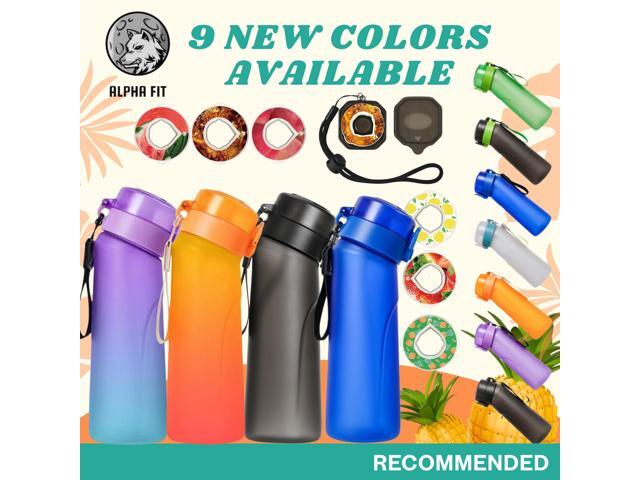 Alpha Fit PRO Air Up Compatible Water Bottle - 750ml Premium Matte with Portable Pods Case, BPA-Free, Extra Durable & Leak-Proof (Includes 3 Flavor...