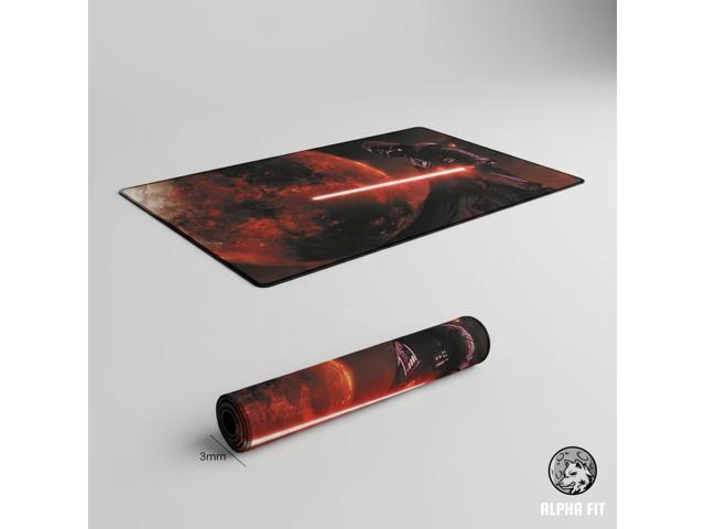 Alpha Fit Starwar Gaming Mouse Pad XXL (31.5' x 11.8') - Star Wars Themed Large Mouse Pad - Extra Large Gaming Mouse Pads with Non-Slip Rubber Base...