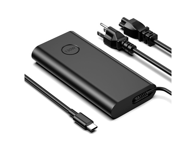 130W USB C Charger Compatible with Dell Pro Max 16 MC16250 MC16255 for Pro 16 Plus PB16250, Pro Max 16 Premium MA16250, Pro Max 14 MC14250...