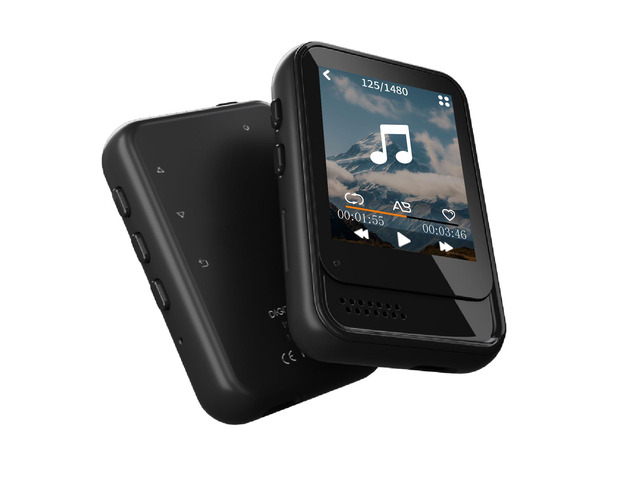 MP3 Player with Bluetooth,Mini MP3 Player with Speaker,Built-in Micro SD Card Slot,Portable Music Player with FM Radio,Video,Voice...