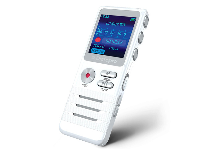 X100 - Voice Activated Digital Recorder, Ultra Sensitive Dual Mics 8GB, 700H Storage, Noise Reduction Dictophone, Portable Audio Recording for...