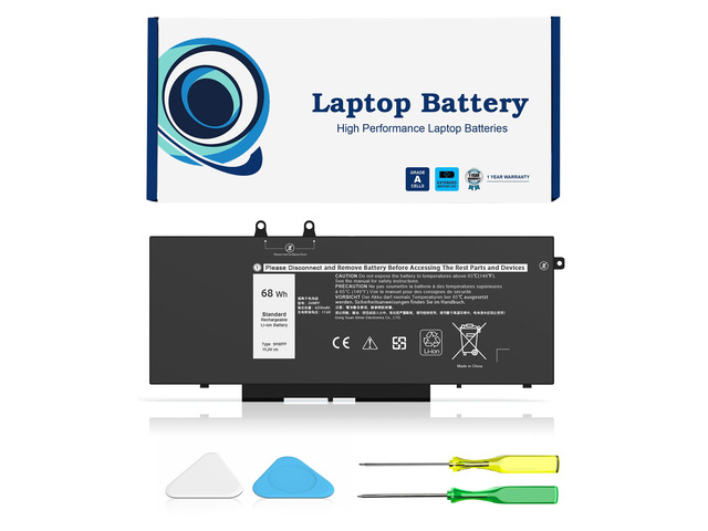 68Wh 3HWPP Laptop Battery Replacement for Dell Latitude 5410 5510 5401 5411 5501 5511 Precision 3541 3551, Inspiron 7706 2-in-1, 17 7500/7506...