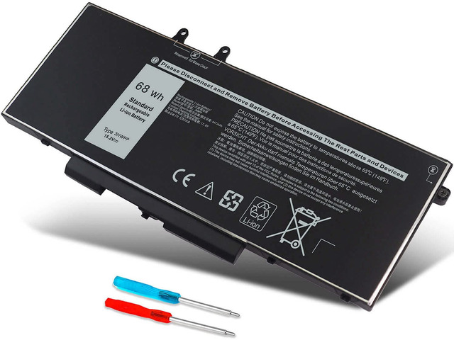 68Wh 3HWPP Replacement Battery for Dell Latitude 5410 5510 5501 5401 5411 5511 Precision 3541 3551,Inspiron 7706 2-in-1, Inspiron 17 7500 7506...