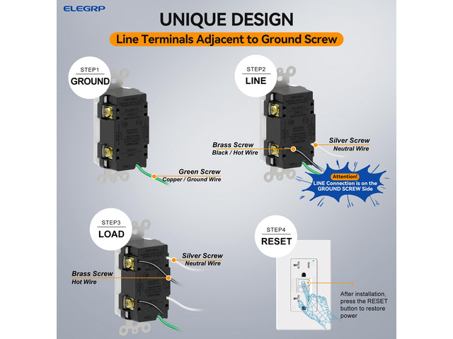 Outdoor GFCI Outlet with Extra-Duty in Use Cover, 20 Amp TRWR Self-Test GFI Receptacle, 1 Gang Weather Resistant in-Use Cover, Lockable,...