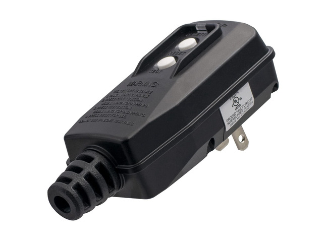 G1215PA2 G20PASR Patented Auto-Monitoring GFCI Replacement Plug Assembly, Auto Reset 15 Amp Non-Grounded 2 Wires 2-Prongs for Power Pressure...