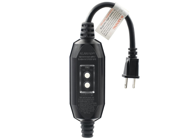 G1215CM2 G20CMR Patented Auto-Monitoring GFCI Replacement Plug Inline Assembly, Manual Reset 15 Amp Non-Grounded 2 Wires 2-Prongs for Power Tools,...