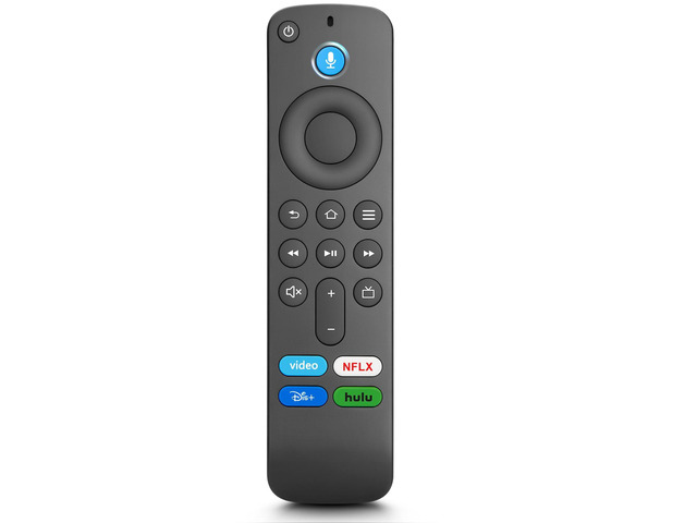 Voice Remote Replacement for Fire TV Stick, Cube & Amazon Fire TVs One-Touch Access to Your Favorites Voice Remote with NFLX, Dis+, Hulu & Video...