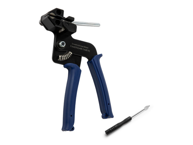 Metal Zip Ties Cutter for Stainless Steel Tie Wrap,Tensioning Installation Cutting Tool for Self-Locking Stainless Zip Ties with Free Zip Tie...