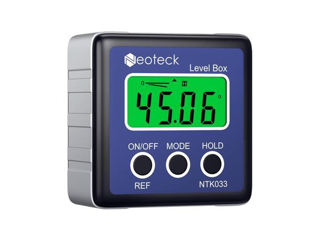 KEHIPI Digital Angle Finder LCD Digital Angle Gauge Waterproof Protractor Inclinometer Bevel Box for Helicopter Bevel Angle of Miter Saw Automobile...