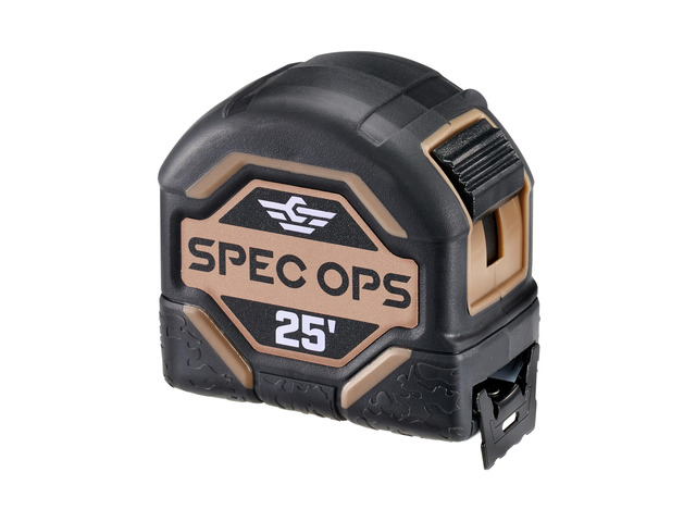 Tools Tape Measure for Measuring & Layout, 1 1/8' Double-Sided Blade and Military-Grade Composite Case, 25 Foot