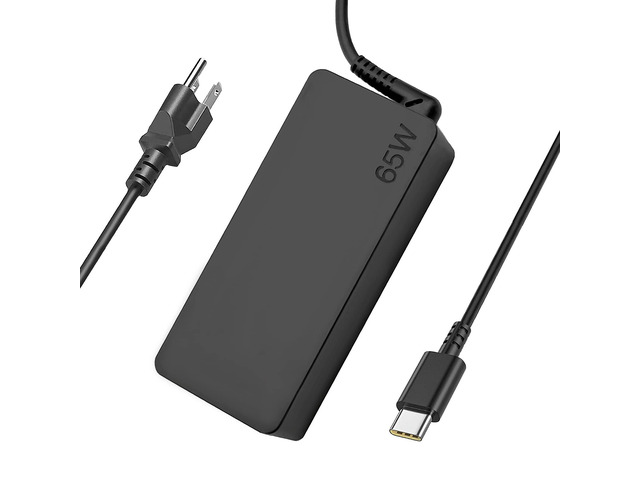 65W USB C Laptop Charger Compatible with Lenovo Yoga/Thinkbook/Chromebook/IdeaPad/Thinkpad X1 X13 T14 T15 T480s T580s T490, Replacement for Lenovo...