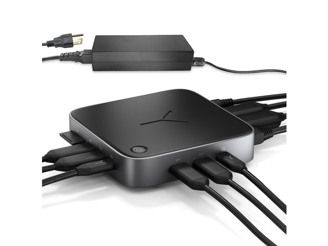 Stone CORE Powered Charging 10-Port 100W Docking Station Dual Monitor 100W PD Docking Station, 4K60Hz,10 Ports - 8K HDMI, SD 4.0, USB-A & USB-C,...