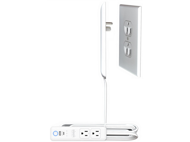 Smart: Universal Outlet Concealer with Wi-Fi Smart Power Strip