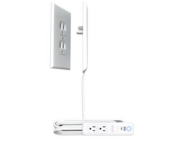 Smart: Universal Outlet Concealer with Wi-Fi Smart Power Strip