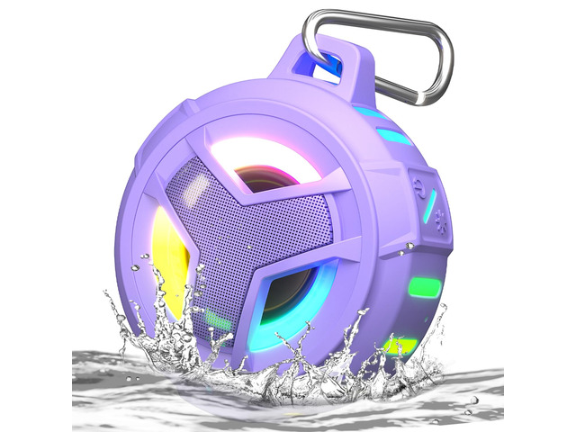 Waterproof Speaker Shower Bluetooth Portable Gift for Teenage Girls IP67 Wireless Small Speakers, Loud Clear Sound, Floating, 24H Playtime for...
