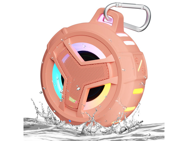 Shower Bluetooth Speaker Waterproof Teen Girl Gifts Trendy Stuff Kids Portable Wireless Small Speakers with Light, IP67 Floating, 2000mAh, For...
