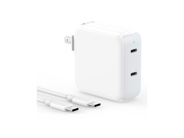 Charger for MacBook Air MacBook Pro 13 14 15 16 inch 2024 2023 2022 2021 2020 2019, M1 M2 M3, iPad Pro Air Mini, iPhone 15 Pro Max Plus, 67W Dual...