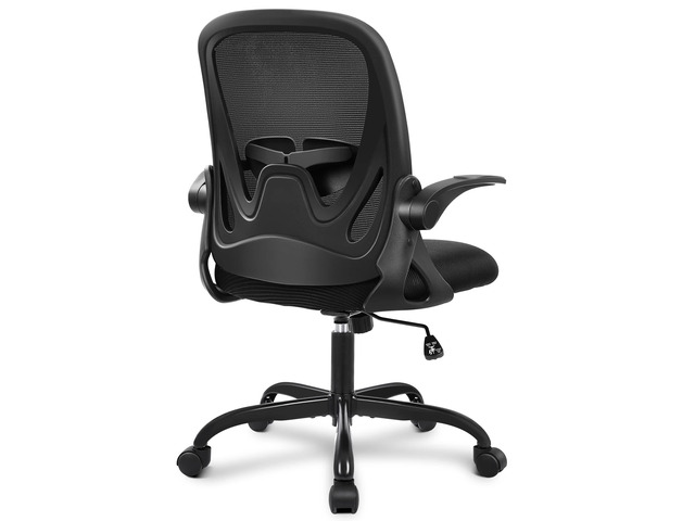 Office Chair Ergonomic Desk Chair with Flip up Armrests Swivel Breathable Desk Mesh Computer Chair with Adjustable Lumbar Support and Height for...