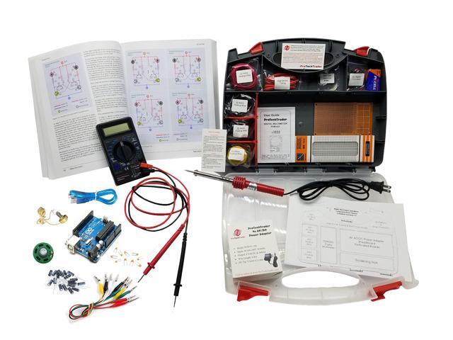 Make: Electronics 3rd Kit 1 & 2 Ultimate Bundle Includes Book & Deluxe Kits - Beginner Intermediate & Advanced Component Pack Follows The...