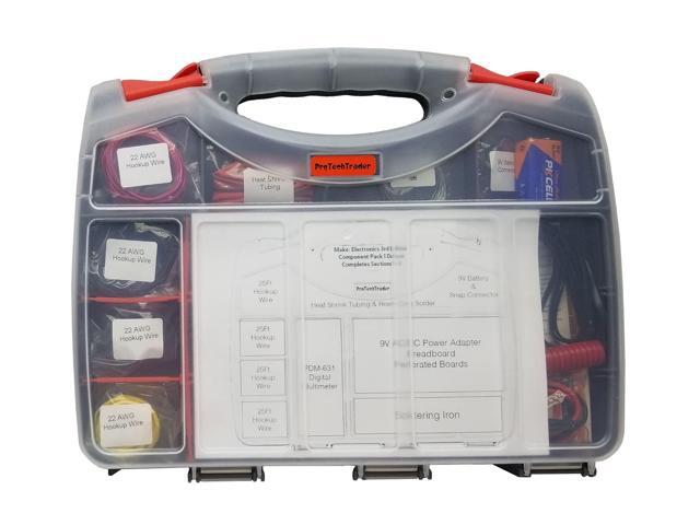 Make: Electronics Third Edition Kit 1 Deluxe - Beginner, Intermediate, & Advanced (Teen - Adult) Component Pack That Follows The Experiments in...