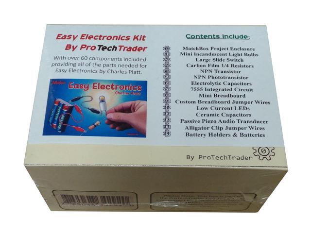 Make: Easy Electronics Component Pack - Learn Basic Electronics with no Tools for Easy Electronics by Charles Platt (Book Sold Separately) - STEM...