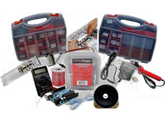 ProTechTrader Ultimate Make: Electronics Kit Bundle - Includes All 3 (Model: PTTComp123-2nd-Book-Bundle)