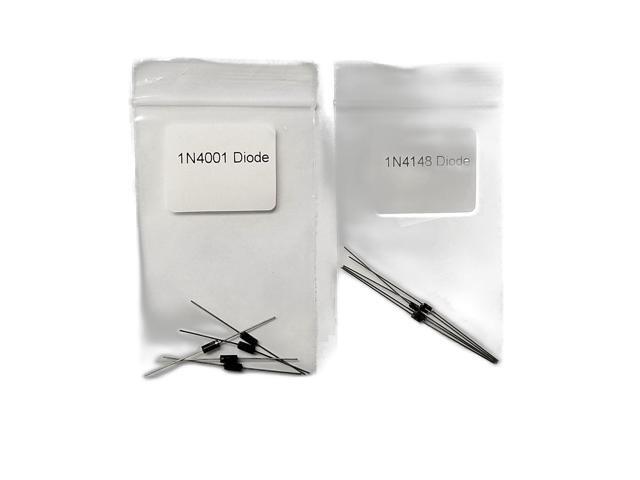 ProTechTrader Diode Pack - 1N4001, 1N34A (Germanium), and 1N4148 11pc (Model: Diode-kit)