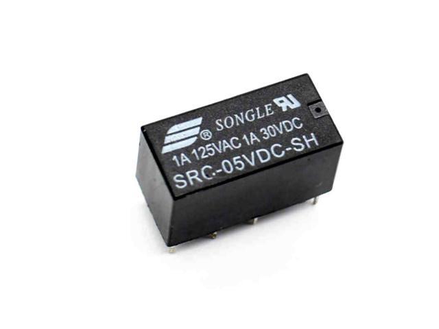 5vdc (5 volt DC) Relay - DPDT PCB 8-Pin Mount - Non-Latching Non-Polarized Electronic Low Signal High Sensitivity Relay Module for DIY Electronics...