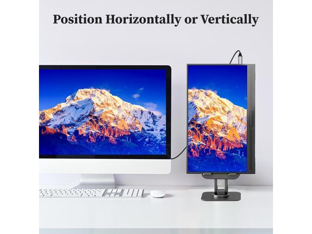 13.3 inch Portable Monitor with Kickstand, 16:9 1920*1080P IPS, USB-C/HDMI, FreeSync 0.3' Ultra-Slim