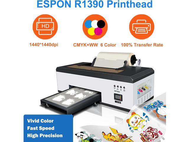 SIHAO DTF Printer A3 R1390 Transfer Printing Machine with Roll Feeder High-Resolution Printing White Ink Circulation System for T-Shirts Hoodies...
