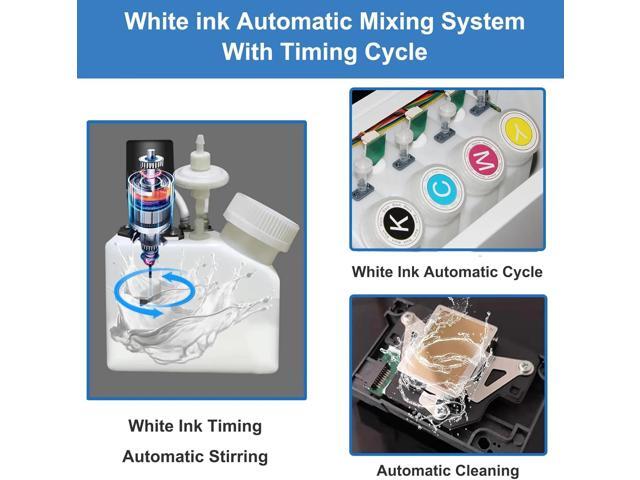 SIHAO DTF Printer A3 R1390 Transfer Printing Machine with Roll Feeder High-Resolution Printing White Ink Circulation System for T-Shirts Hoodies...