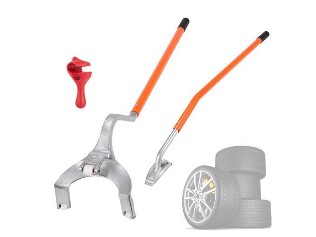 SIHAO Tire Changer Mount Demount Removal Tool Set, Manual Tubeless Truck Tire Changing Tools with Bead Keeper, Fits 22.5'24.5' Tires, Heavy-Duty...