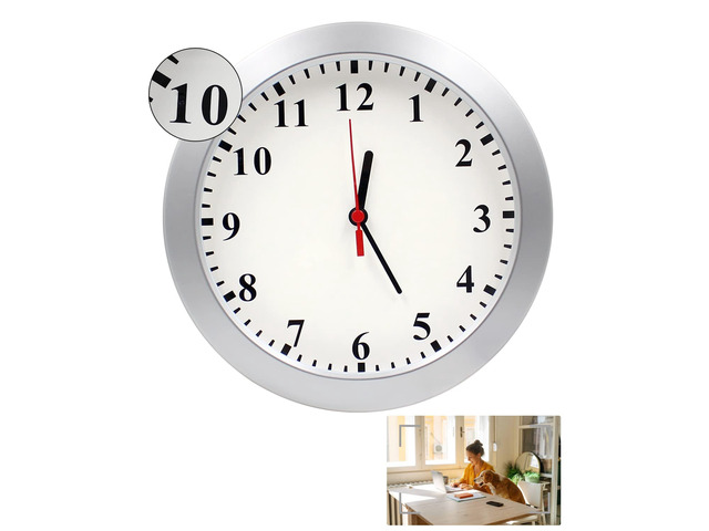 Hidden Camera Spy Camera Wall Clock,1080P Security Nanny Cam No Audio Secret Camera with Motion Detection,Indoor Covert Security Camera for Home...
