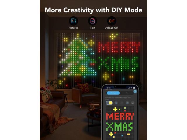 Govee - RGBIC Curtain Lights - Multi - image 10