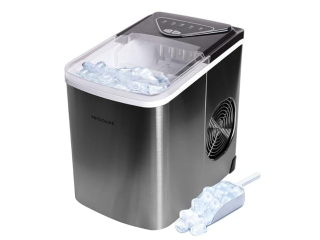 EFIC123-SS Counter Top Maker, Produces 26 pounds Ice per Day, Stainless Steel