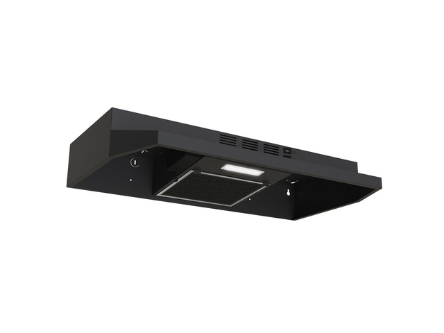 Under Cabinet Range Hood 30 inch, Ducted/Ductless Convertible Kitchen Stove Hood, Stainless Steel Vent Hood w/Rocker Button Control, 2 Speeds...